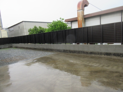 【浜松芳川店】ブロック塀から大型フェンス